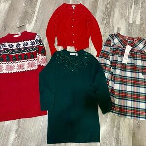 Christmas girl clothes bundle